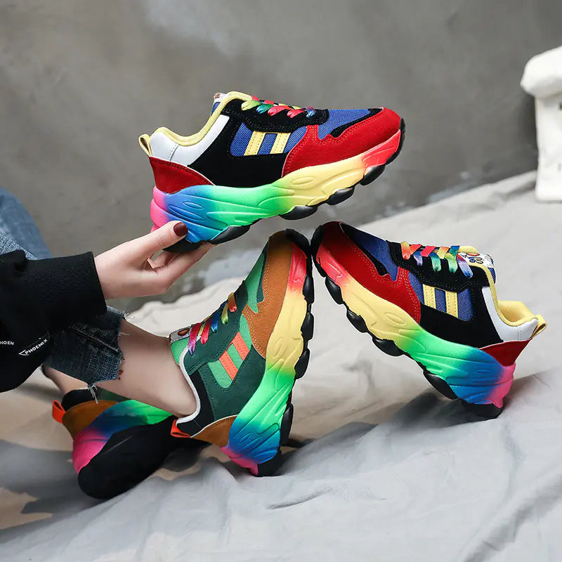 Zapatos casual coloridos para mujer