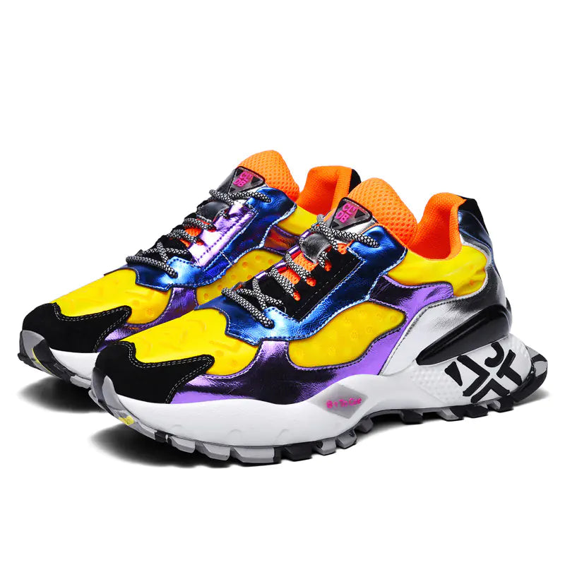 Nuevos zapatos coloridos para hombre