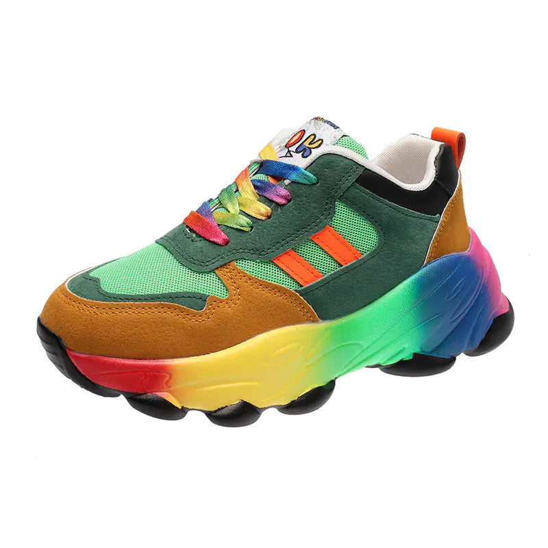 Zapatos casual coloridos para mujer