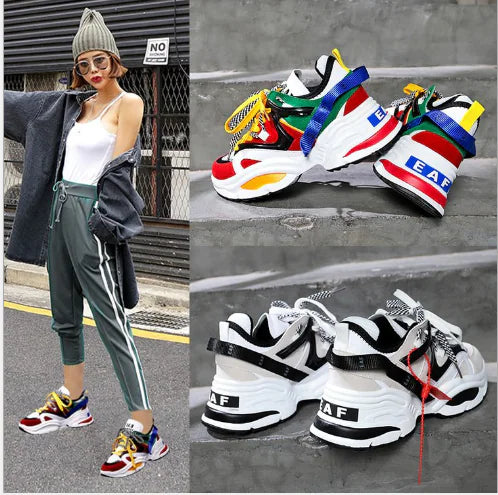 Zapatos planos coloridos para mujer