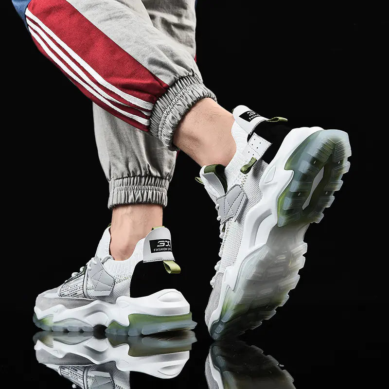Zapatos deportivos de malla casuales para hombre