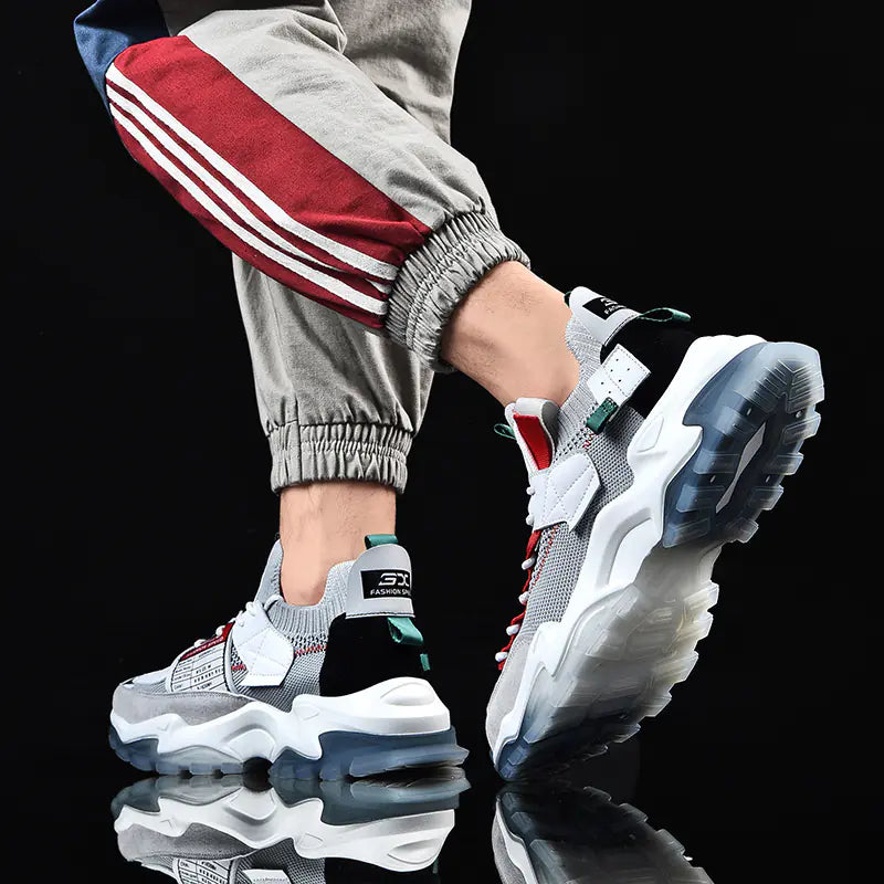 Zapatos deportivos de malla casuales para hombre