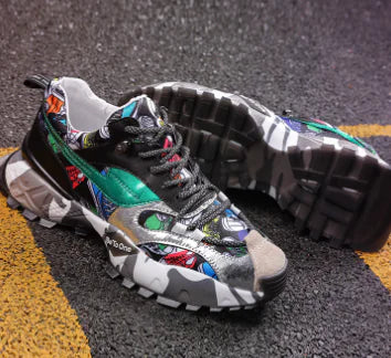 Nuevos zapatos coloridos para hombre