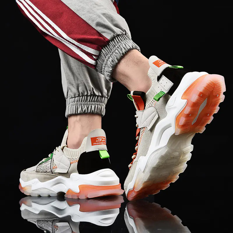 Zapatos deportivos de malla casuales para hombre