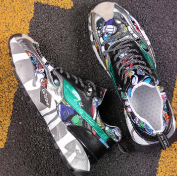 Nuevos zapatos coloridos para hombre